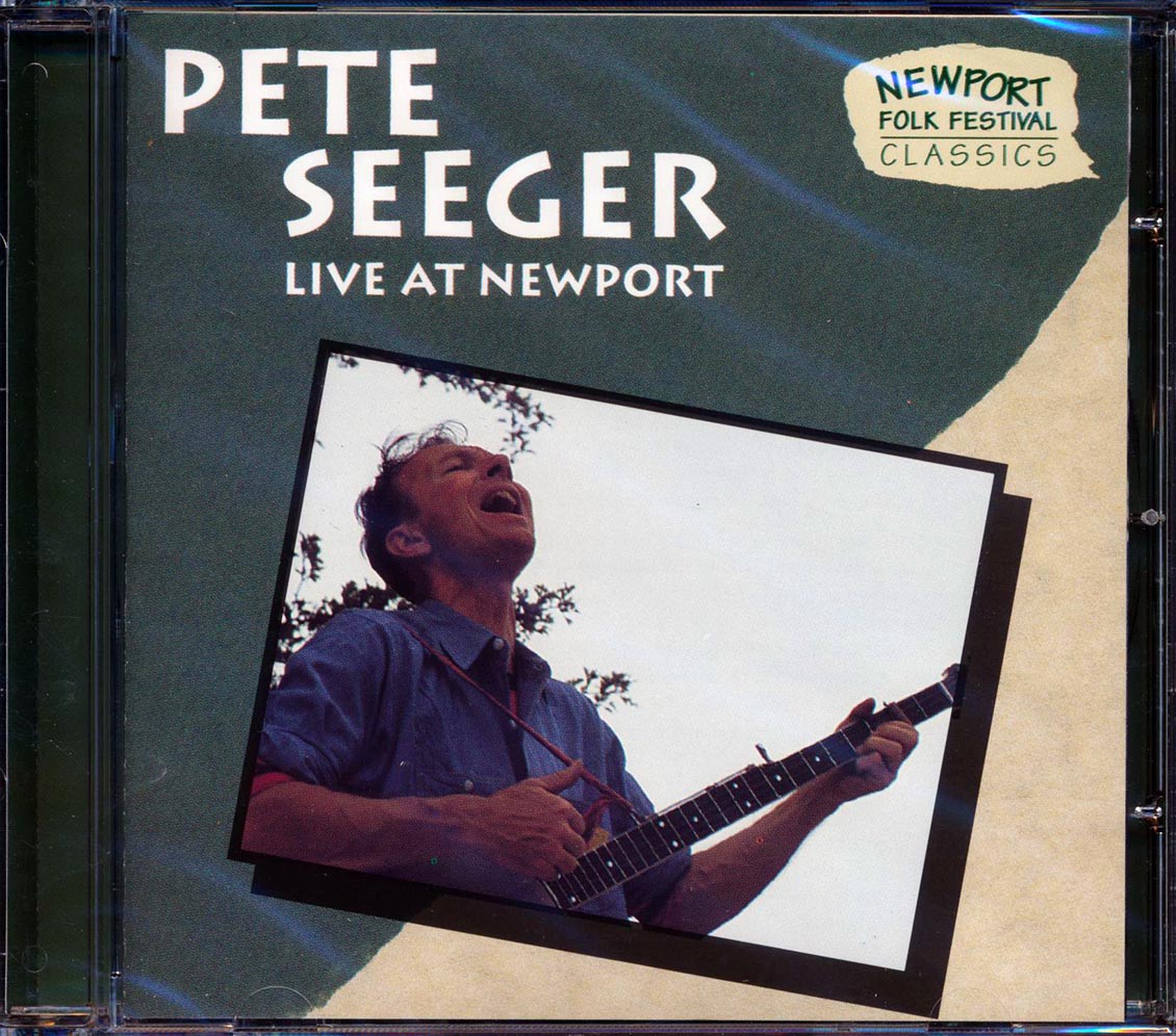 Pete Seeger Live At Newport Newport Folk Festival Classics remastered Music CD