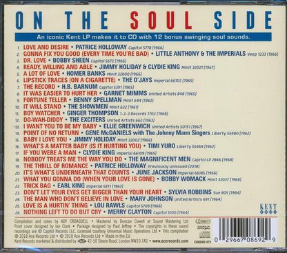 Earl King, Lou Rawls, Bobby Womack, Etc. - On The Soul Side: 26 Soul Grooves (26 tracks) (+12 bonus tracks) (incl. large booklet) (remastered) Music CD