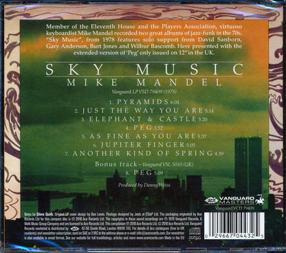 Mike Mandel - Sky Music (+bonus track) (remastered) Music CD