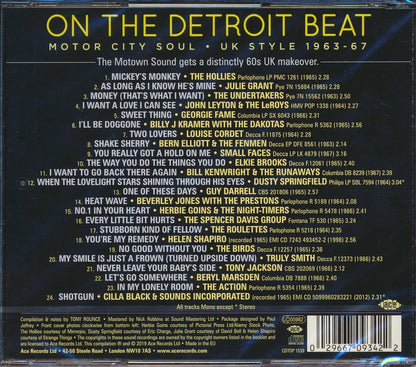 Georgie Fame, The Hollies, Small Faces, Etc. - On The Detroit Beat: Motor City Soul, UK Style 1963-67 (24 tracks) (incl. large booklet) (remastered) Music CD