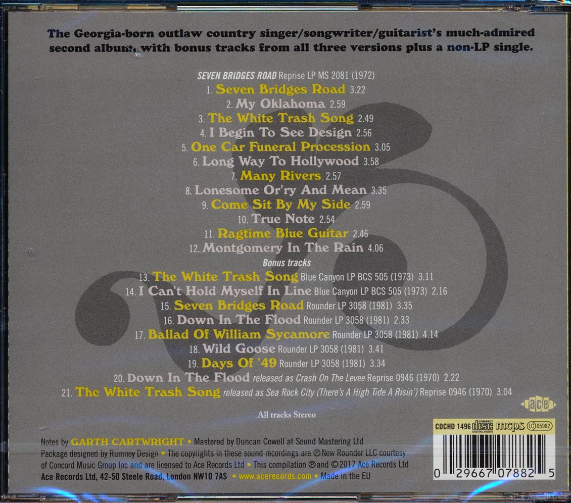 Steve Young - Seven Bridges Road: The Complete Recordings (21 tracks) (+9 bonus tracks) (incl. large booklet) (remastered) Music CD