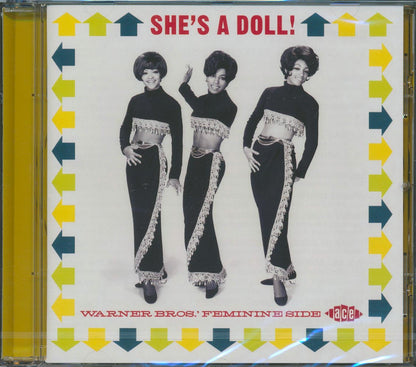 Connie Stevens, The Cookies, The Teen Turbans, Etc. - She's A Doll! Warner Bros.' Feminine Side (24 tracks) (incl. large booklet) (remastered) Music CD