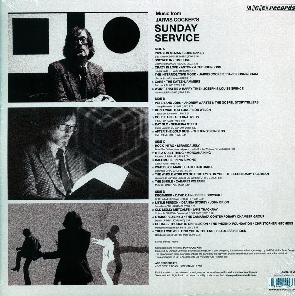 Art Garfunkel, Nina Simone, John Baker, Etc. - Music From Jarvis Cooker's Sunday Service (2xLP) Vinyl Record