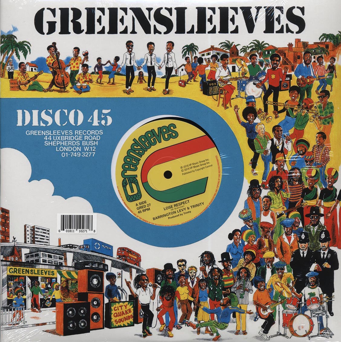Barrington Levy, Trinity - Lose Respect (Extended Mix)  /  Roman Stewart, Trinity - Since You're Gone (Extended Mix) 12" Vinyl Record