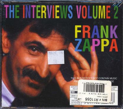 Frank Zappa - The Interview Volume 2 Music CD