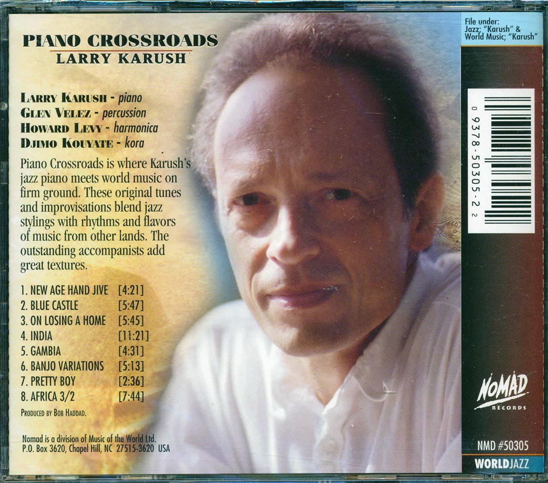 Larry Karush - Piano Crossroads Music CD
