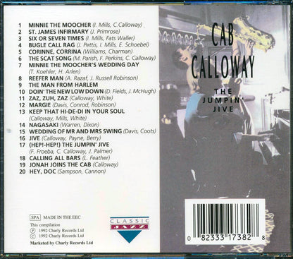Cab Calloway - The Jumpin' Jive (20 tracks) Music CD