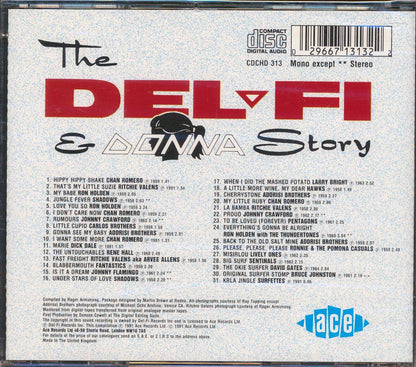 Ritchie Valens Chan Rmoero Ron Holden Dick Dale Etc The Del Fi & Donna Story Music CD