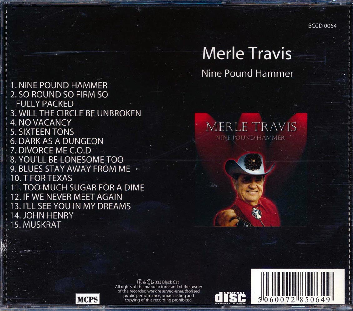 Merle Travis - Nine Pound Hammer Music CD