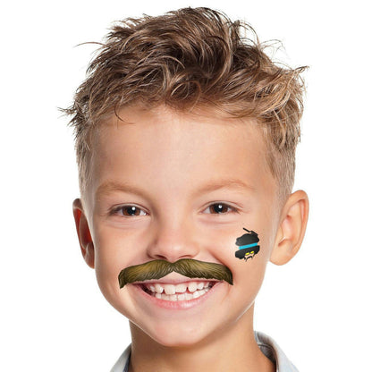 StacheTATS The Signature The Disco Mustache Temporary Facial Tattoos Assortment