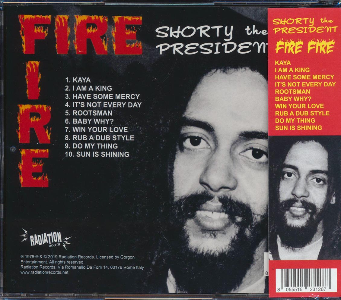 Shorty The President - Fire Fire (ltd. ed.) Music CD