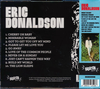 Eric Donaldson - Eric Donaldson (ltd. ed.) Music CD