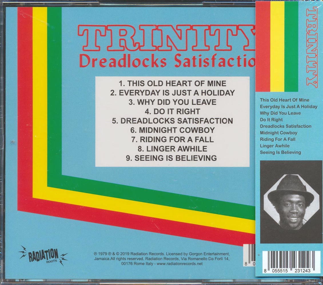 Trinity - Dreadlocks Satisfaction (ltd. ed.) Music CD
