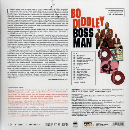 Bo Diddley - Boss Man (+2 bonus tracks) (ltd. ed.) (180g) Vinyl Record