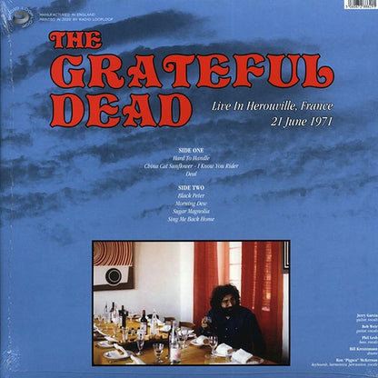 Grateful Dead Live In Herouville France 1971 Vinyl Record