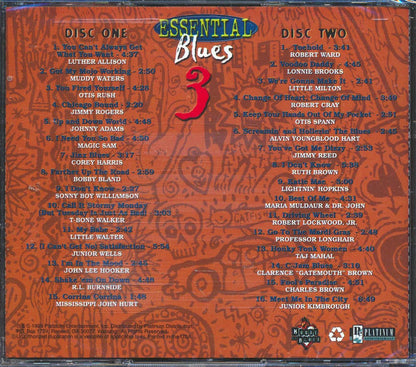 Muddy Waters Johnny Adams Magic Sam Etc Essential Blues 3 31 tracks 2xCD Music CD