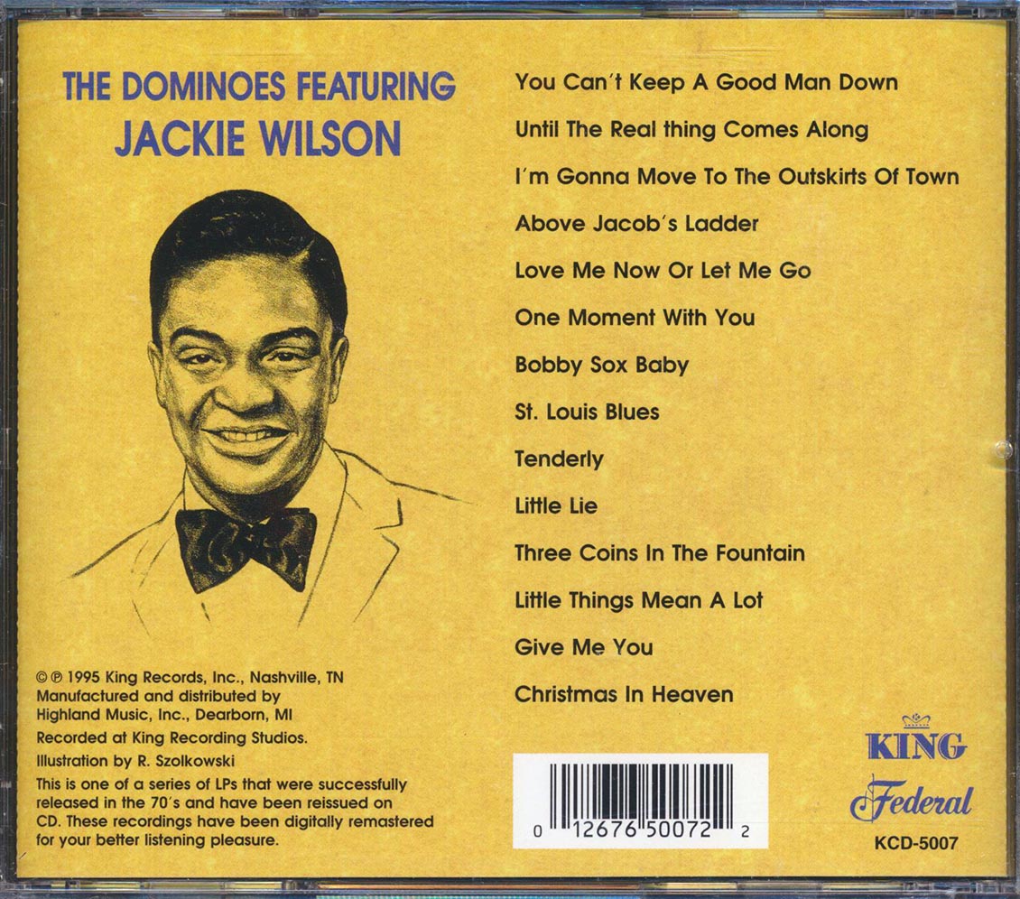 Jackie Wilson With The Dominoes - 14 Hits Volume 3 (remastered) Music CD