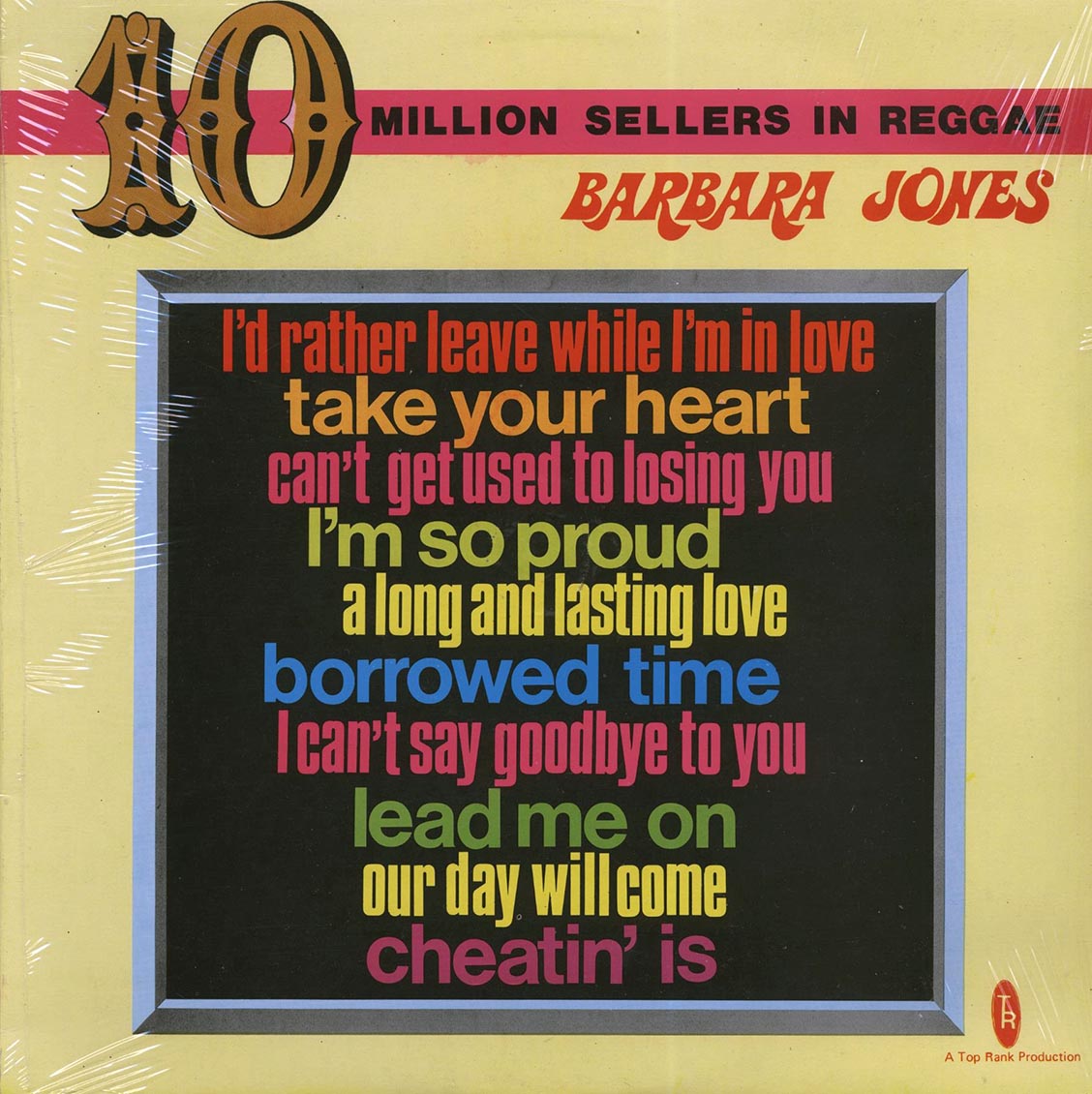 Barbara Jones - 10 Million Sellers In Reggae (orig. press) Vinyl Record