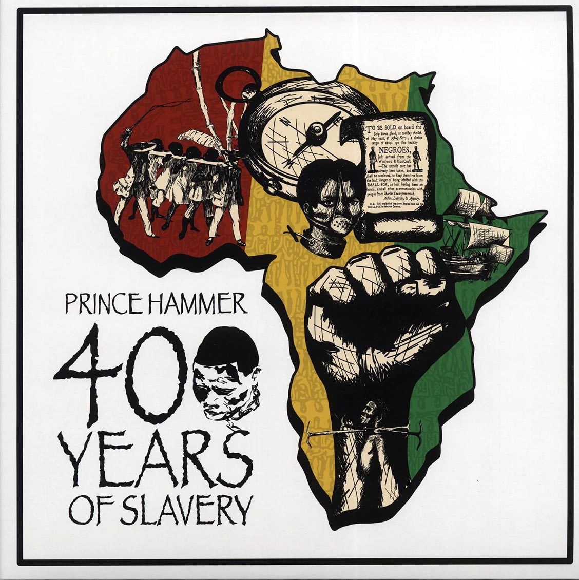 Prince Hammer - 400 Years Of Slavery  /  Alan Redfern - 400 Years Dub; Alan Redfern - 400 years Dub Version 2 12" Vinyl Record