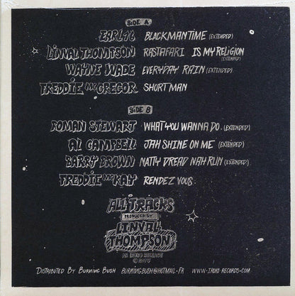 Linval Thompson, Barry Brown, Freddie Mckay, Etc. - Blackman Time: A Thompson Sound Production Vinyl Record