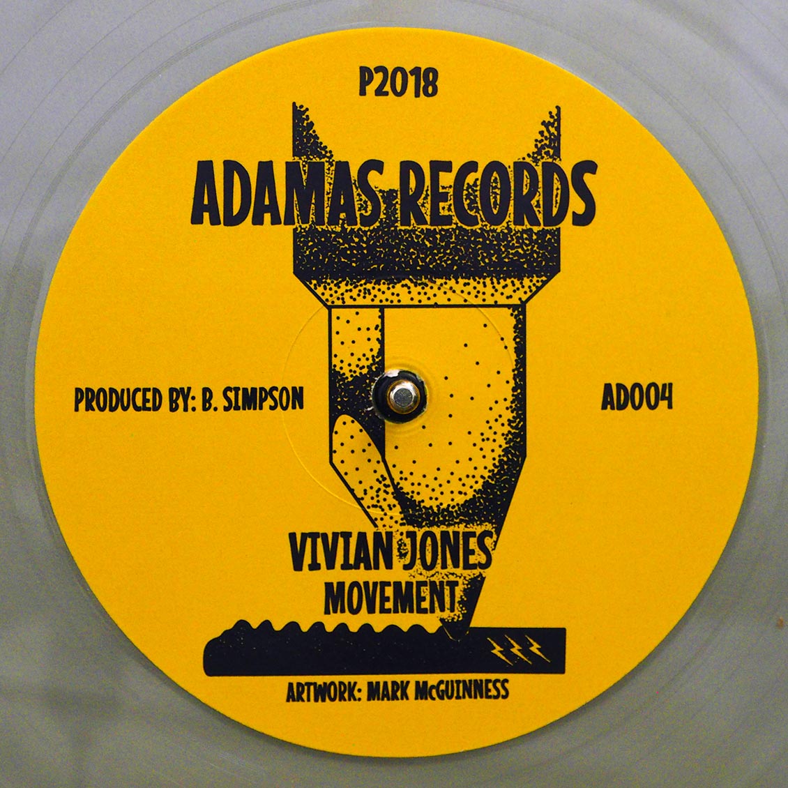 Vivian Jones - Movement; Movement Dub  /  Movement Dub 2 (clear vinyl) 12" Vinyl Record