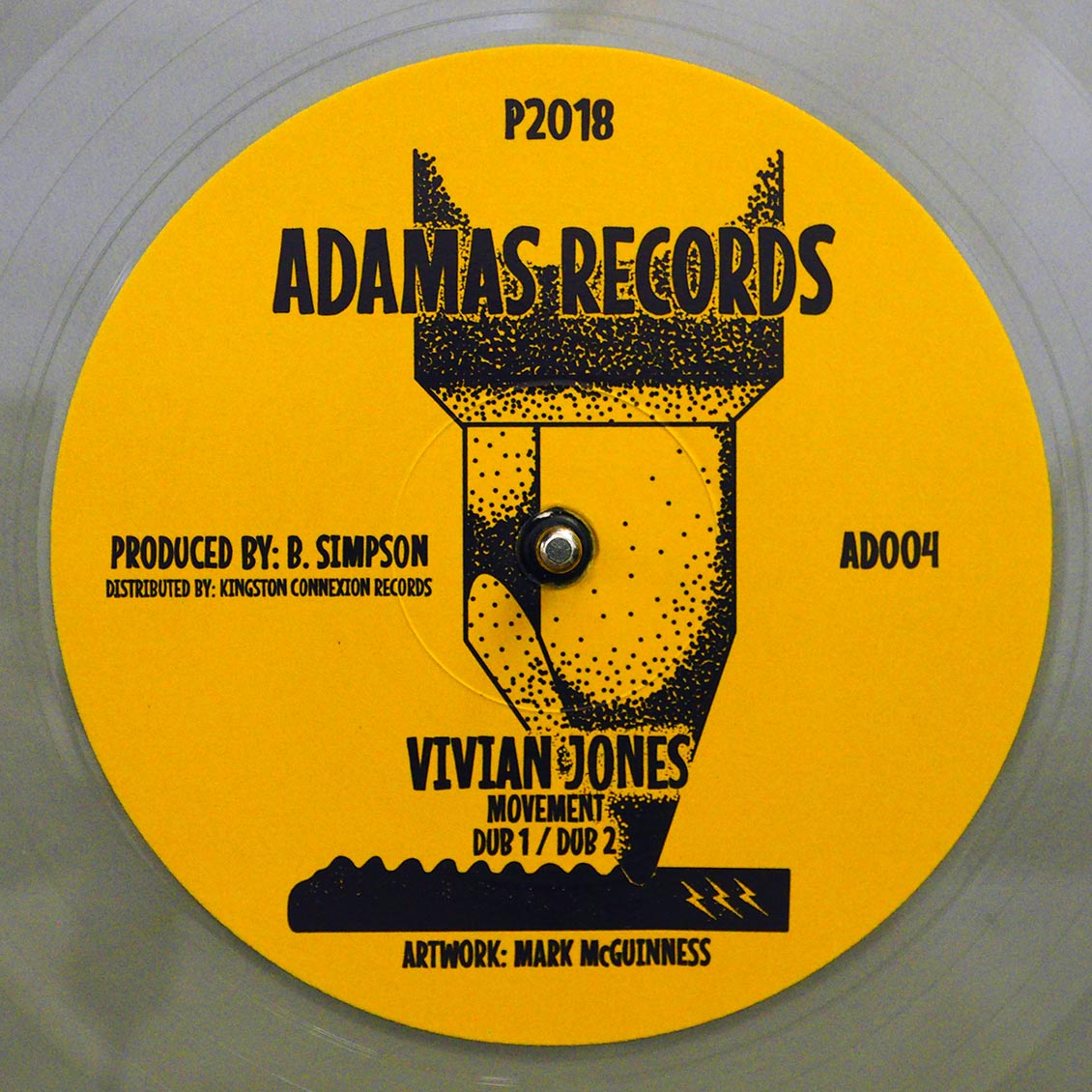 Vivian Jones - Movement; Movement Dub  /  Movement Dub 2 (clear vinyl) 12" Vinyl Record