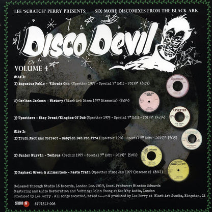 Lee Perry - Disco Devil Volume 4: Six More Classic Discomixes From The Black Ark Studio 1977-79 Vinyl Record