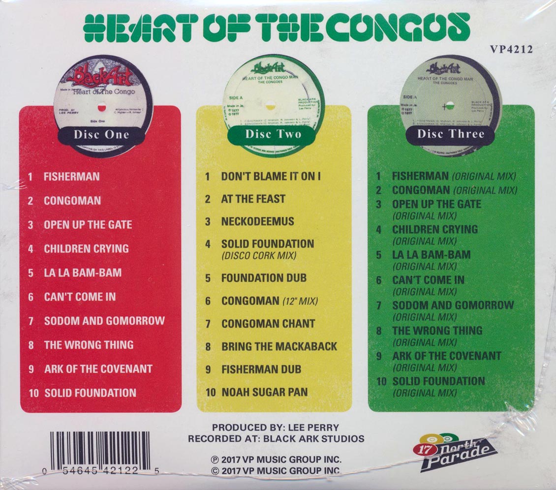 The Congos - Heart Of The The Congos: Deluxe Edition (+20 bonus tracks) (30 tracks) (3xCD) (deluxe 3-fold digipak) (deluxe edition) (remastered) Music CD