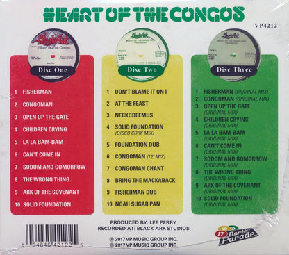 The Congos - Heart Of The The Congos: Deluxe Edition (+20 bonus tracks) (30 tracks) (3xCD) (deluxe 3-fold digipak) (deluxe edition) (remastered) Music CD