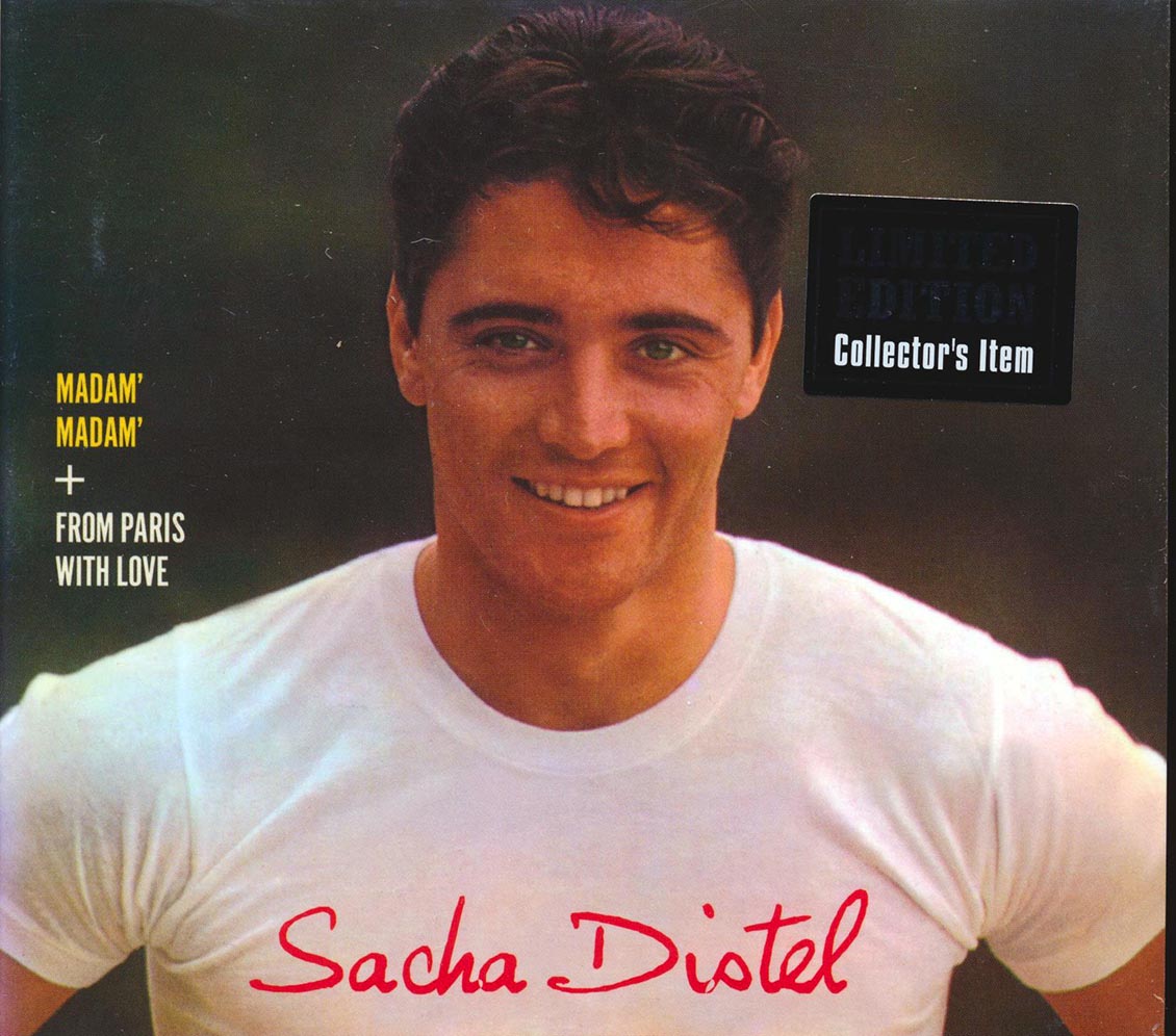 Sacha Distel - Madam Madam + From Paris (2 albums on 1 CD) (24 tracks) (+4 bonus tracks) (ltd. ed.) (deluxe 3-fold digipak) (24-bit masterin Music CD