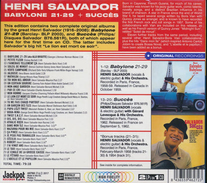 Henri Salvador - Babylone 21-29 + Succus (2 albums on 1 CD) (31 tracks) (+11 bonus tracks) (ltd. ed.) (deluxe 3-fold digipak) (24-bit masteri Music CD