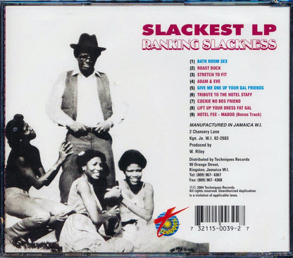 General Echo Ranking Slackness Slackest Music CD