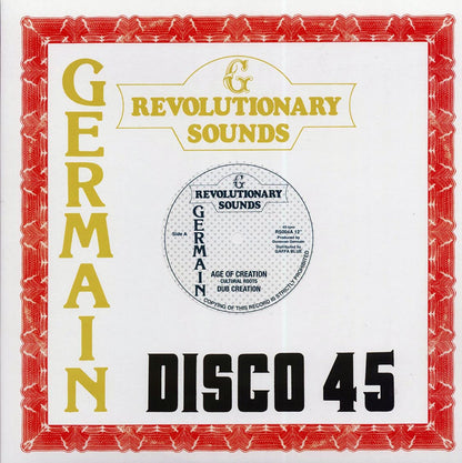 Cultural Roots - Age Of Creation; Revolutionaries - Dub Creation  /  Revolutionaries - Dub Of Creation 12" Vinyl Record
