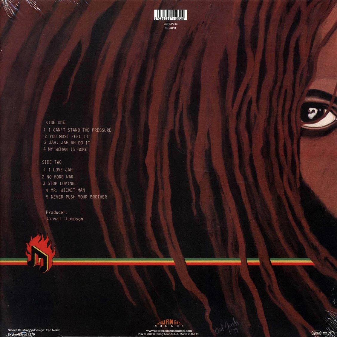 Linval Thompson - I Love Jah (180g) Vinyl Record