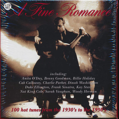 Cab Calloway, Billie Holiday, Benny Goodman, Frank Sinatra, Etc. - A Fine Romance: 100 Hot Tunes From The 1930s To The 1950s (100 tracks) (4xCD) (box set) Music CD