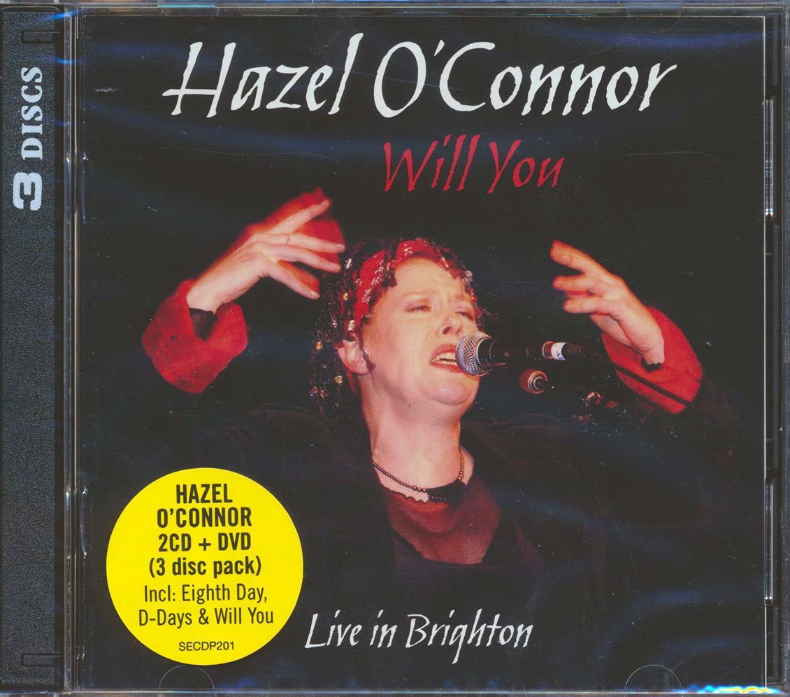 Hazel O'Connor - Will You: Live In Brighton (2xCD) (incl. DVD) (incl. large booklet) Music CD