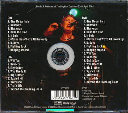 Hazel O'Connor - Will You: Live In Brighton (2xCD) (incl. DVD) (incl. large booklet) Music CD