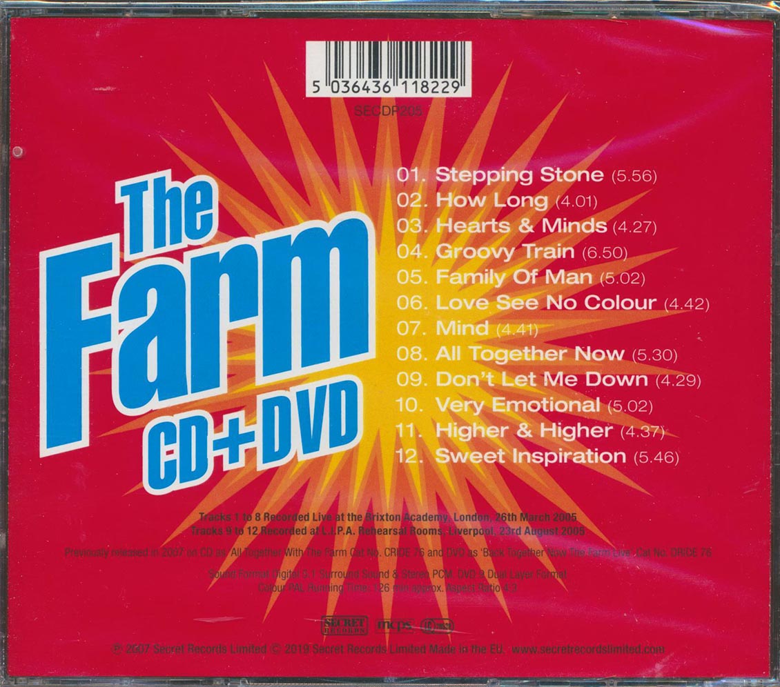 All Together Now - That's What I Call The Farm (incl. DVD) Music CD