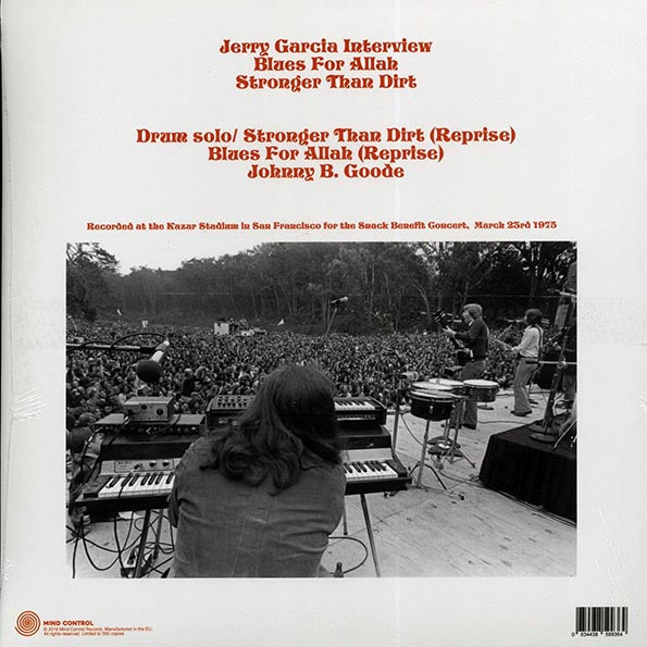 Grateful Dead The Snack Benefit Broadcast 1975 Vinyl Record