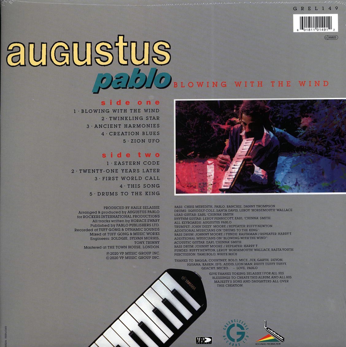 Augustus Pablo - Blowing With The Wind Vinyl Record