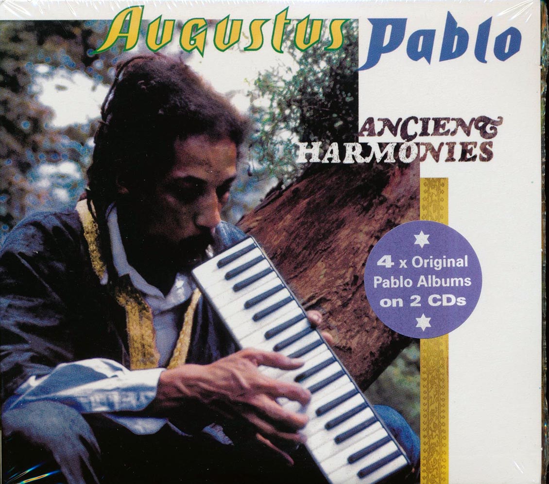 Augustus Pablo - Ancient Harmonies: Blowing With The Wind + Rockers Comes East + One Step Dub + Rising Sun (4 albums on 2 CDs) (39 tracks) (2xCD) (deluxe 3-fold digipak) Music CD
