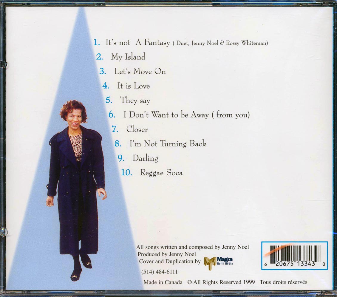 Jenny Noel - I'm Not Turning Back Music CD