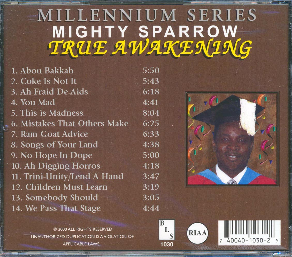 Mighty Sparrow - True Awakening Music CD