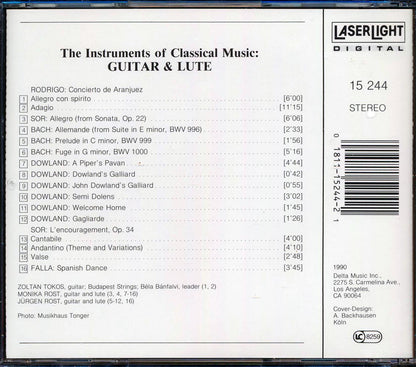 Vivaldi, Bach, Etc. - The Guitar & Lute Music CD