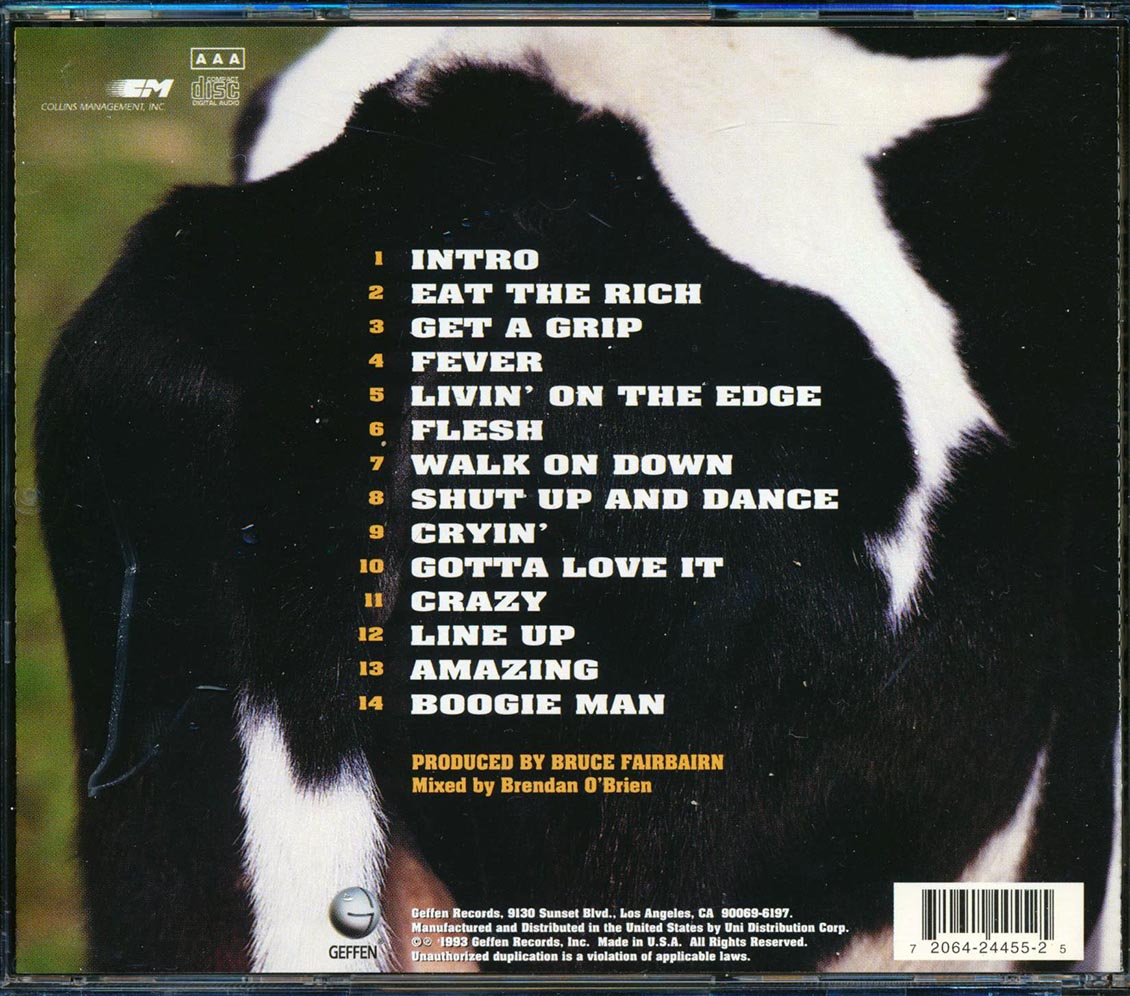 Aerosmith - Get A Grip Music CD