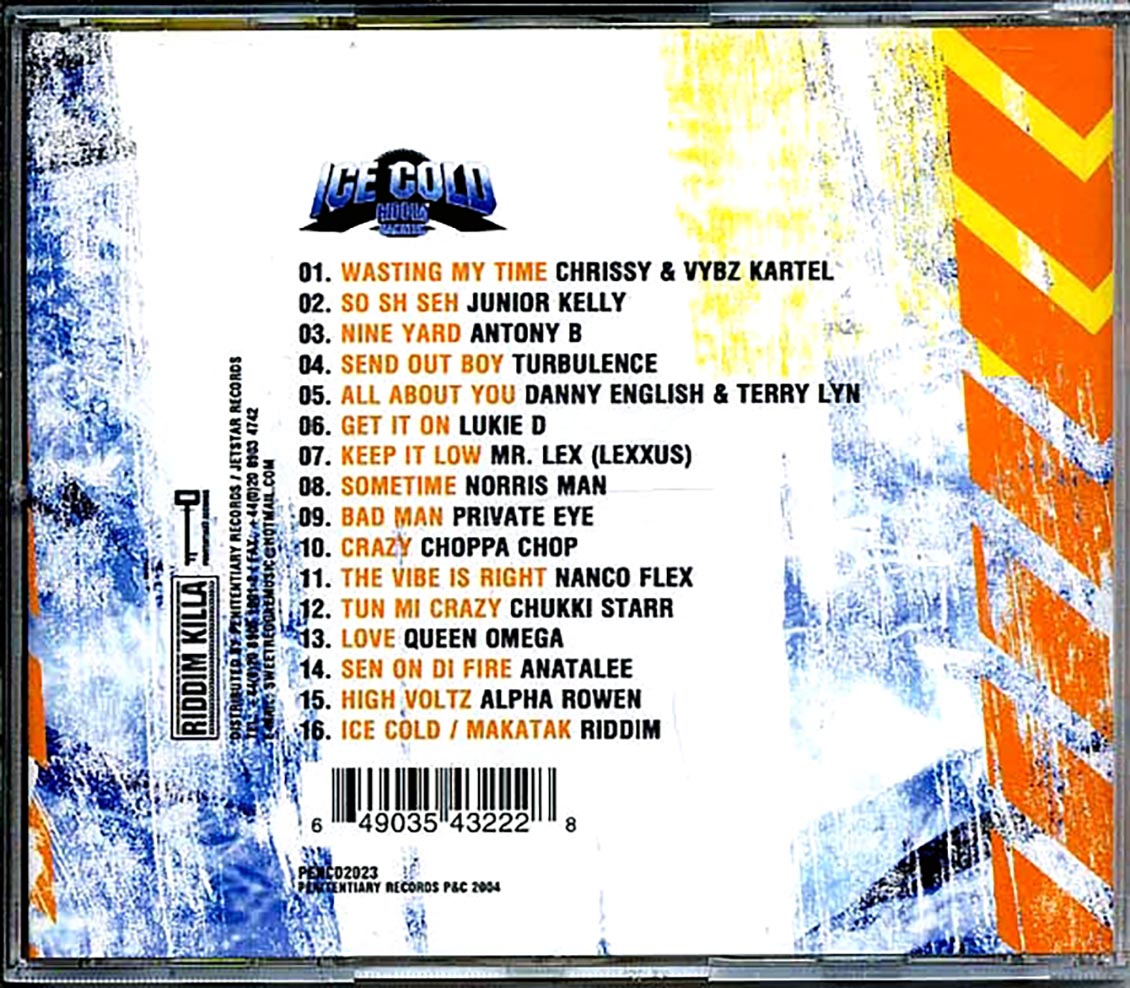 Various - Riddim Makatak: Ice Cold (rhythm: "Ice Cold") Music CD
