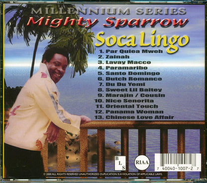 Mighty Sparrow Soca Lingo Millennium Series Music CD
