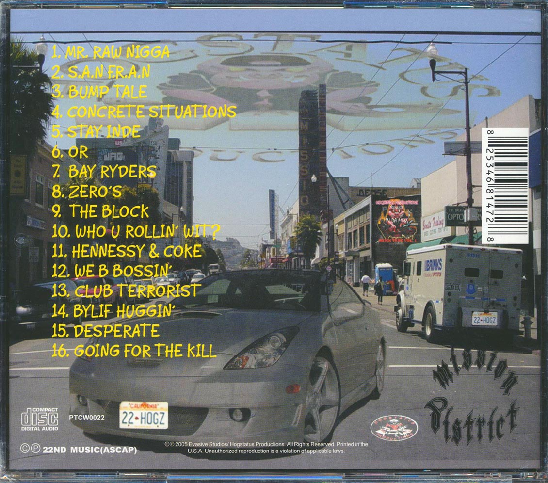 Mad Hatter, Big Rob, Malicious, Big Cheeze, Etc. - Dippin' Thru Tha Mission Music CD