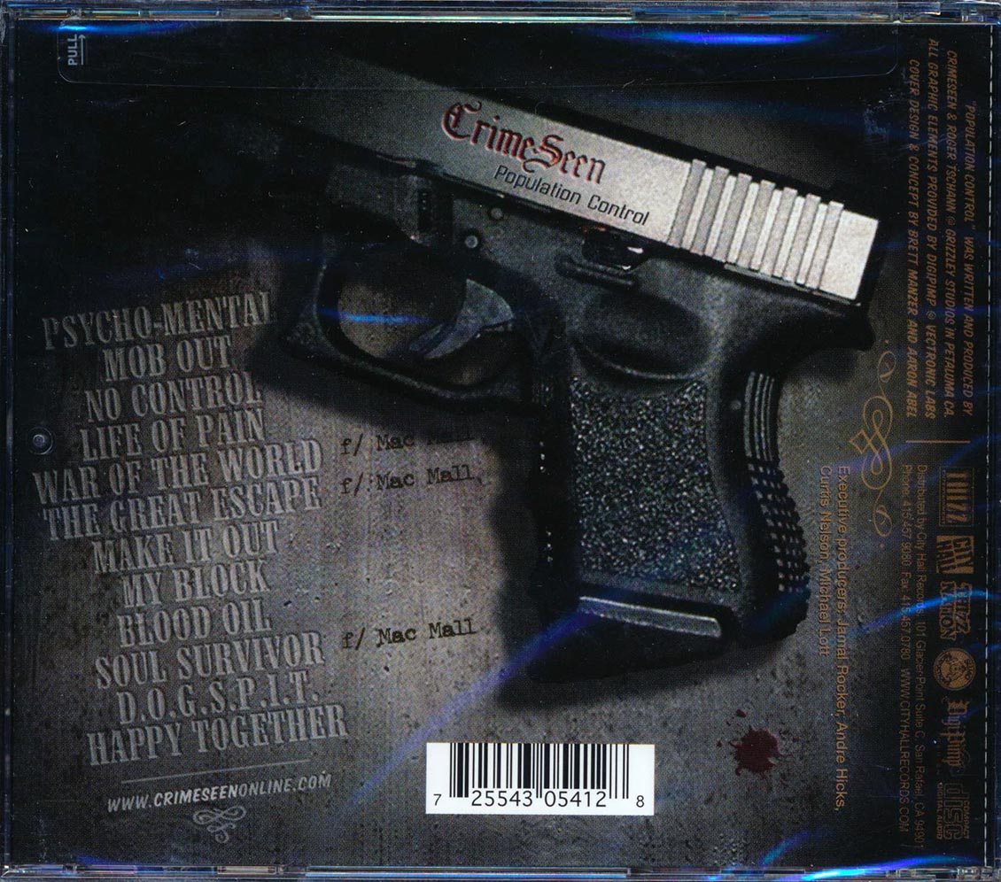 Crimeseen - Population Control Music CD