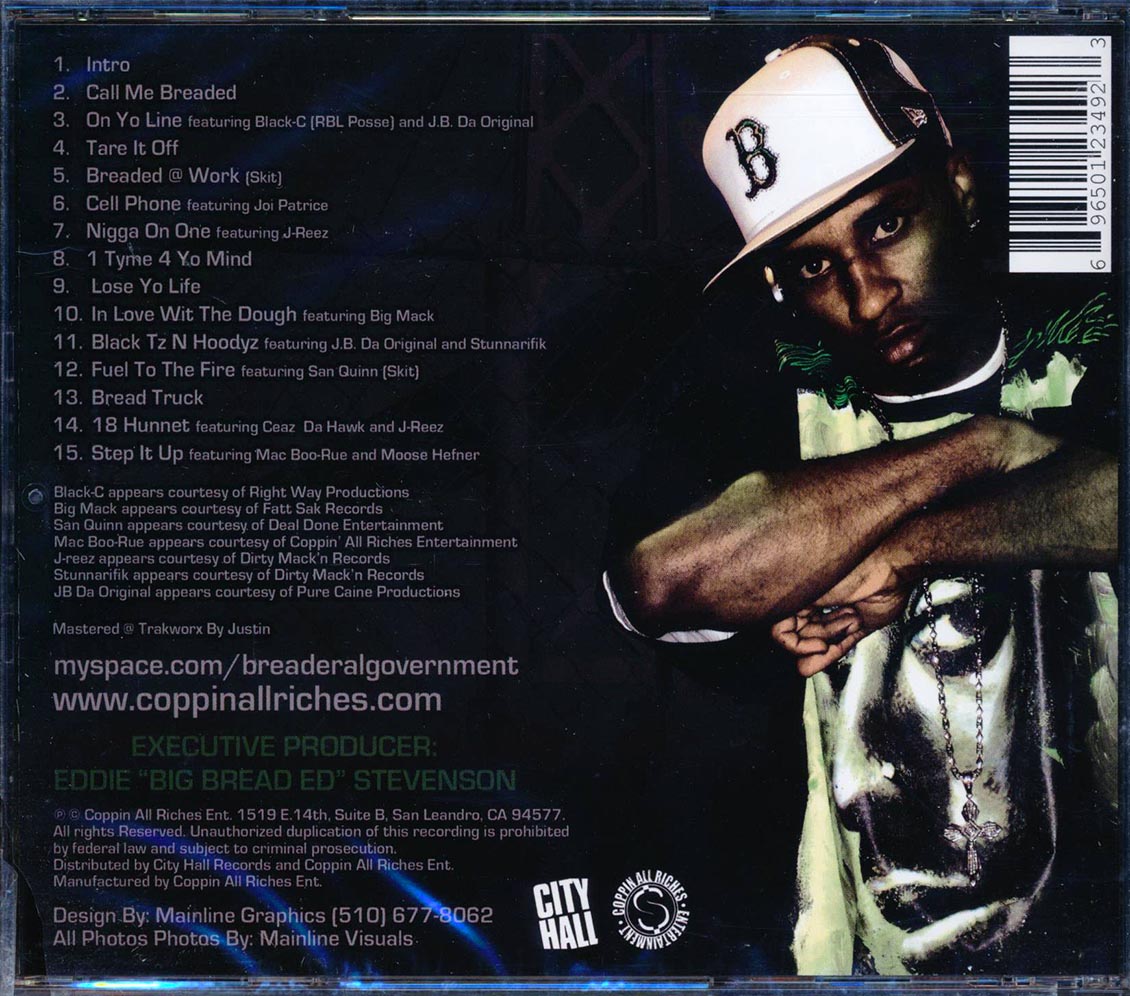 Big Bread Ed - Big Breaded Extended: Call Me Breaded Music CD